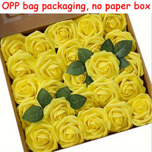 Load image into Gallery viewer, 25pcs Artificial Flowers, Fake Flowers Roses W/stem For DIY Wedding Bouquets Centerpieces Arrangements Party Home Decorations
