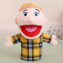 Load image into Gallery viewer, 28-33cm Kids Plush Finger &amp; Hand Puppet Popular Activity Boy Girl Role Play Bedtime Story Props Family Role Playing Toys Doll
