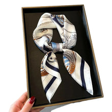 将图片加载到图库查看器，Luxury Silk-Feel Square Scarf – Satin Shawl, Hijab, Hair Wrap for Women
