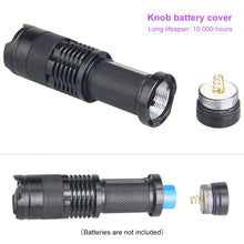 Load image into Gallery viewer, 1/3/5/10Packs Portable Mini Q5 LED Flashlight Tactical Lamp Torch Adjustable Focus Zoomable Flashlight for Gift Hiking Camping
