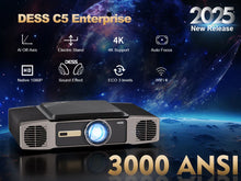Load image into Gallery viewer, DESS 1080P Full HD Projector LED 4K WiFi Android Projectors Auto Focus C5 Enterprise Video Smart Home Theater Beamer For Meeting
