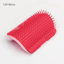 Load image into Gallery viewer, Cat Massage Brush &amp; Hair Remover – Self-Grooming Wall Corner Comb for Cats | Detachable, Easy-Clean Pet Massage Tool
