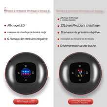 Load image into Gallery viewer, High Quality Body Scraping Massage Smart Electric Vacuum Cupping Heating Suction Cup Device Back Neck Arm Massger
