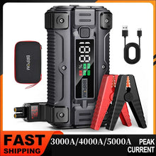 Load image into Gallery viewer, Car Jump Starter 3000A/4000A/5000A Battery Charger Emergency Power Bank Booster for 12V Gasoline and Diesel Vehicles Starting
