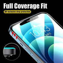 Load image into Gallery viewer, 9D Full Cover Glass Screen Protector for IPhone 11 Pro Max 14 12 X s XS XR Tempered Glass on IPhone 13 Mini 7 8 6S Plus SE Film  Tempered Glass Screen Protector Compatible for iPhone
