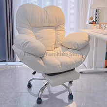 将图片加载到图库查看器，Large Soft Office Chair Home Gaming Computer Sofa Chair with Double Thick Armrest Gamer Comfortable Desk Rolling Swivel Chairs
