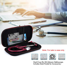 Load image into Gallery viewer, 2021 Portable Stethoscope Hard EVA Carrying Bag Cover Case for 3M Littmann Classic III / MDF / ADC / Omron and other Accessories
