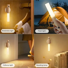 Load image into Gallery viewer, Smart Motion Sensor Night Light – Rechargeable LED Wall Lamp
