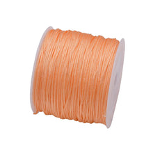 Load image into Gallery viewer, 50 Yards 0.8mm Braided Nylon Cord – Durable Satin String for Jewelry Making, Beading, Macrame, Chinese Knot &amp; DIY Crafts
