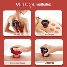Load image into Gallery viewer, High Quality Body Scraping Massage Smart Electric Vacuum Cupping Heating Suction Cup Device Back Neck Arm Massger
