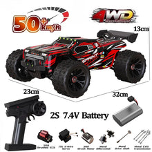 Load image into Gallery viewer, 9522PRO 1:16 RC Car - 85KM/H Brushless 4WD Off-Road Drift Racing Truck with LED Lights, Professional High-Speed Remote Control Car
