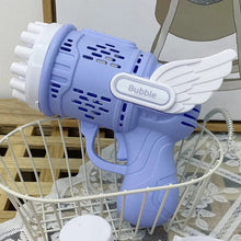 Load image into Gallery viewer, Bubble Gun Kids Toys Rocket 32 Holes Soap Bubbles Machine Gun Shape Automatic Blower With Light Outdoor Toy Gifts Party
