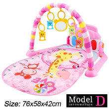 Load image into Gallery viewer, Baby Fitness Play Gym with Music &amp; Piano Mat
