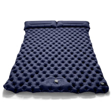 将图片加载到图库查看器，Double Inflatable Camping Mattress – Ultralight Folding Sleeping Pad with Built-in Pump

