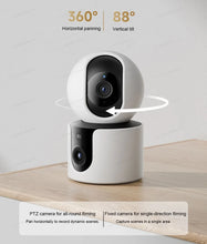 将图片加载到图库查看器，XIAOMI Smart Camera C300 Dual Camera Version，360° 3MP WiFi 6，Home Security Baby Monitor，Pet Camera，Chinese Version With Adapter
