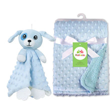 Load image into Gallery viewer, Personalized Newborn Baby Blanket with Name &amp; Custom Stroller Gift Set
