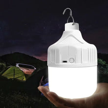 将图片加载到图库查看器，Portable USB Rechargeable LED Camping Light Multifunctional Outdoor Emergency Hanging Tent Lamp Hiking Picnics Night Lighting
