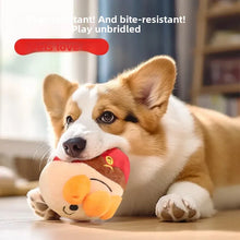 Load image into Gallery viewer, Interactive Electric Plush Jumping Ball - USB Rechargeable Dog Training Toy with Music
