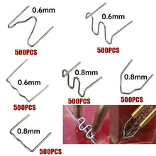 Load image into Gallery viewer, 3000PCS Hot Stapler Staples For Plastic Welder Automotive Plastic Repair Machine Welding Wire Car Bumper Repair Welding Machine
