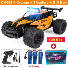 Load image into Gallery viewer, 1:16 RC Drift Racing Car - High-Speed Off-Road Alloy Truck with LED Lights, 20KM/H, 2.4G Radio Control for Kids &amp; Adults
