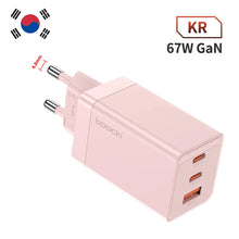Load image into Gallery viewer, Toocki 67W GaN Charger Quick Charge 4.0 PD3.0 Fast Charging Type C Charger for Macook iPhone 14 13 12 Pro Max Samsung S23 Xiaomi
