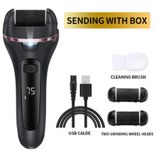 将图片加载到图库查看器，Electric Foot Sandpaper Foot File for Heels Grinding Pedicure Tools Professional Foot Care Tool Dead Hard Skin Callus Remover

