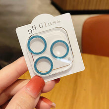 将图片加载到图库查看器，Glitter Full Cover Camera Lens Protector Glass For iPhone 13 12 11 Pro Max Mini 9H Tempered Glass for iPhone 12 Glass Lens Cover HD Clear Tempered Glass Back Camera Protector Ultra-Thin Easy Installation
