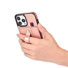 Load image into Gallery viewer, Luxury Leather Phone Case For iPhone 14 13 12 Mini 11 Pro X XS Max XR Business Elegant Men Wallet Card Slot Cover Wallet Case With Card Holder PU Leather iPhone Case
