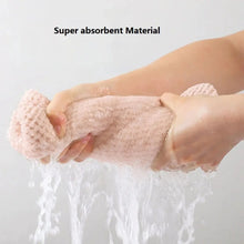 Load image into Gallery viewer, Absorbent Hair Towel Wrap – Quick-Dry Textured Cap for Women

