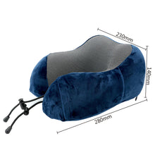 Load image into Gallery viewer, Soft Travel Pillow U Shaped Travel Healthcare Memory Foam Neck Cervical Airplane Pillow Neck Cushion
