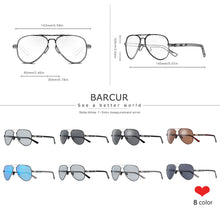 Load image into Gallery viewer, BARCUR Oversize Polarized Sunglasses for Women Trendy Double Beam Design Metal Elliptical Frame with UV400 Protection Fashionable Sun Glasses for Summer Outdoor &amp; Daily Wear
