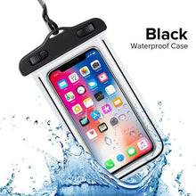 Load image into Gallery viewer, Universal Waterproof Phone Case Water Proof Bag Mobile Cover For iPhone 13 12 11 Pro Max X Xs 8 Waterproof Pouch Phone Black Underwater Case
