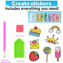 将图片加载到图库查看器，Big Gem Diamond Painting Kit - DIY Mosaic Art &amp; Sticker Craft for Kids
