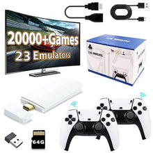 将图片加载到图库查看器，M15 4K Game Stick Mini Video Games Consoles Retro Handheld 20000 Games Player HD Video Game Stick 2.4G Double Wireless Controlle

