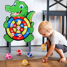 将图片加载到图库查看器，Child Educational Games Dart Board Baby Toy Stickey Ball Dart Indoor Sports Child Montessori Games for Children 3 to 7 Years
