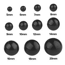Load image into Gallery viewer, Black Plastic Safety Eyes - 5-20mm (50/100PCS) for DIY Toys, Amigurumi &amp; Crafts

