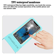 Load image into Gallery viewer, Colorful Universal Waterproof Case For iPhone 12 11 13 Pro Max X Water Proof Bag Mobile Phone Cover Universal Waterproof Phone Pouch for iPhone With Long Lanyard Lightweight Phone Case For Summer
