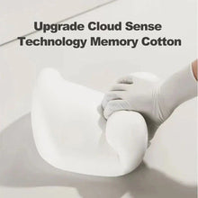 Load image into Gallery viewer, Memory Foam Car Neck and Lumbar Support Cushion – Ergonomic Pillow Set for Comfortable Driving and Posture Relief
