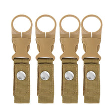 Load image into Gallery viewer, Webbing Buckle Hook Water Bottle Holder Clip Outdoor Nylon EDC Climb Carabiner Belt Backpack Hanger Camp Carabiner Belt Clip
