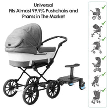 将图片加载到图库查看器，Universal Stroller Step Board with Seat for Second Child
