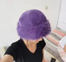 Load image into Gallery viewer, Furry Hats For Women, Autumn Winter Korean Style Warm Hats, Solid Color Flattering Mongolian Hats, Thickened Winter Outfits
