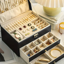 Load image into Gallery viewer, Jewelry Storage Box – Necklace &amp; Earrings Organizer for Gifts

