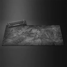 Load image into Gallery viewer, Gray XXL Gaming Mouse Pad – Extended Non-Slip Desk Mat with Overlocked Edges for Keyboard &amp; Computer Setup
