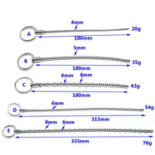 Load image into Gallery viewer, 2022 New Stainless Steel Urethral Sound Dilator Male Penis Plug Threaded Urethra Catheter Stimulator Adult Sex Toy For Men Gay
