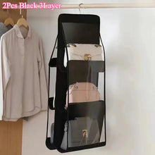 Load image into Gallery viewer, Hanging Closet Organizer Bag - Eco-Friendly 3D Transparent Storage for Tote Bags &amp; Purses
