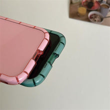 Load image into Gallery viewer, Luminous Shockproof Bumper Phone Case For iPhone 11 14 Pro Max 12 11 13 Pro Max X XR XS Max Transparent Back Cover  Full Bumper Case Strong Classic Phone Case
