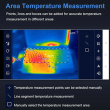 Load image into Gallery viewer, TOOLTOP T7 256*192 Android Type-C Thermal Imager 25Hz Mobile Thermal Imaging Camera for Solar Panel Power Device Fault Detect
