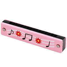 Load image into Gallery viewer, 1pc/2/4pcs Children Wooden Harmonica Musical Instrument Toys Music Teaching Aids Puzzle Early Education Kindergarten Beginners
