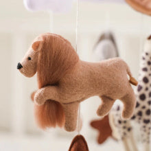 Load image into Gallery viewer, Wooden Crib Mobile Bed Bell with Soft Felt Animals
