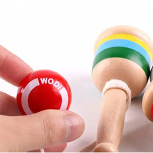 Load image into Gallery viewer, Montessori Wooden Skill Sword Cup Toy – Educational Throw &amp; Catch Game
